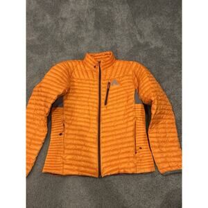 Eddie Bauer First Ascent Men’s Medium Down Jacket Orange Full Zip